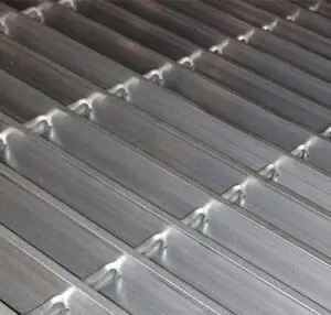 A close up of the bottom of a metal floor