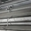 A close up of some metal pipes and bars